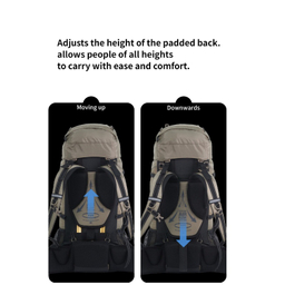 کوله 70 ليتر نیچرهایک مدل Mountaineering New V کد NH16Y065-Q