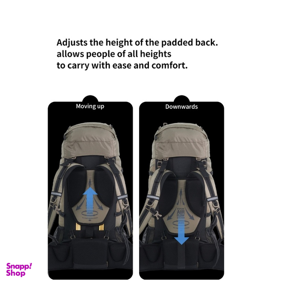 کوله 70 ليتر نیچرهایک مدل Mountaineering New V کد NH16Y065-Q