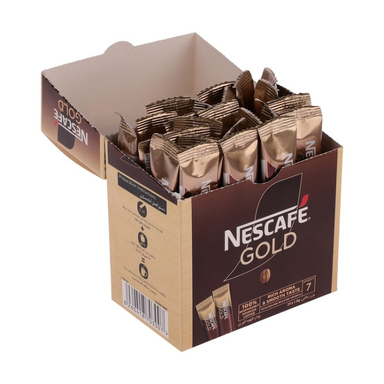 پودر قهوه فوری گلد نسکافه بسته 25 عددی
