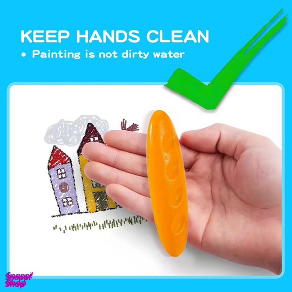 مداد شمعی جادویی نشکن 36 رنگ مدل بادومی