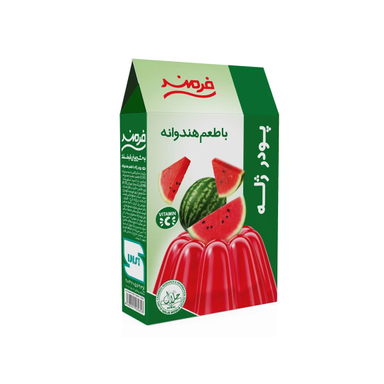 پودر ژله با طعم هندوانه فرمند وزن 100 گرم