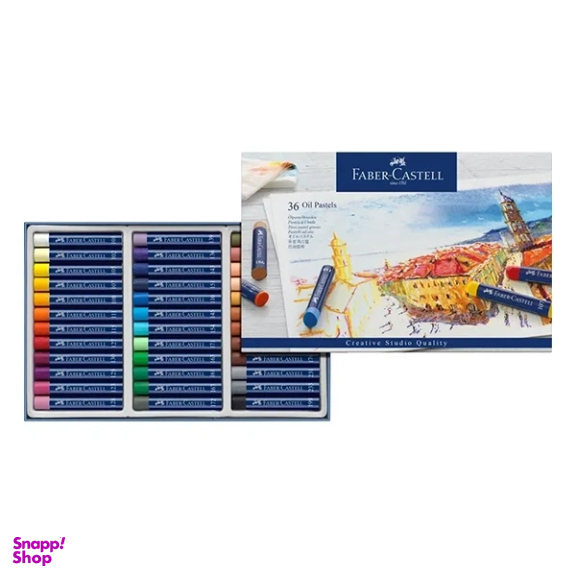 پاستل روغنی 36 رنگ فابر کستل کد 127036