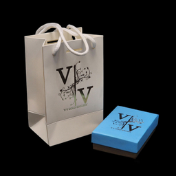 گوشواره طلا 18 عیار دخترانه وی وی گلد گالری مدل تو vg6006