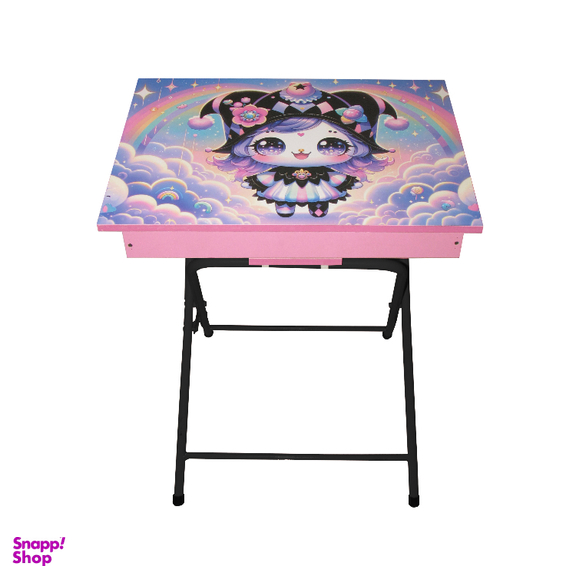 میز تحریر باکسدار با صندلی میزیمو طرح کرومی