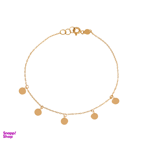 دستبند طلا 18 عیار زنانه میلی گالری طرح دایره کد MT2134