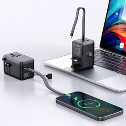 آداپتور یونیورسال و پاوربانک 2500 وات پاورولوژی کد PWCUQC054BK ظرفیت 4000 میلی آمپر ساعت