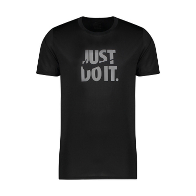 تیشرت ورزشی مردانه طرح نایک مدل Just Do It کد AT129 رنگ مشکی