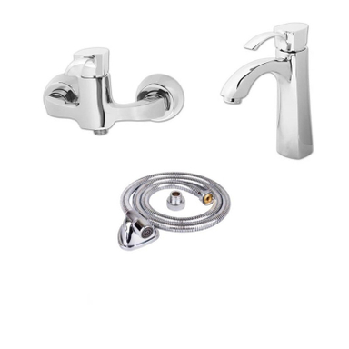 شیرآلات کسری مدل فلورا مجموعه 3 عددی