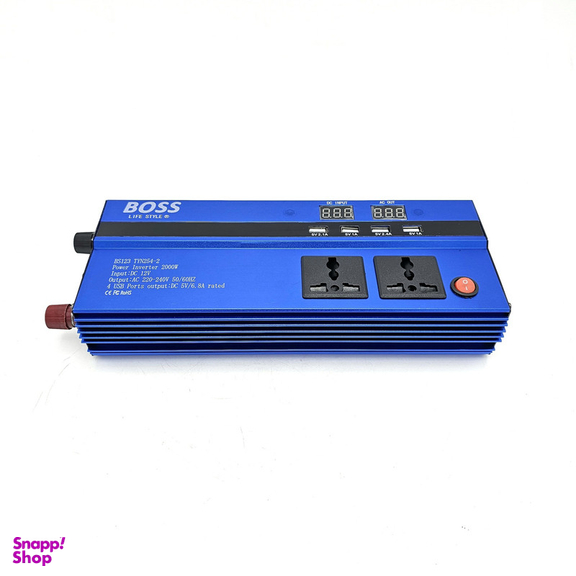 مبدل برق خودرو باس مدل BS123 TYN254-2 ظرفیت 2000 وات