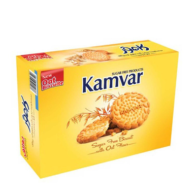 بیسکویت پذیرایی یولاف کامور وزن 450 گرم