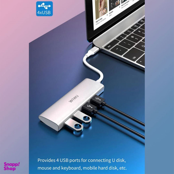 هاب 4 پورت Type-C ویوو مدل Alpha 440