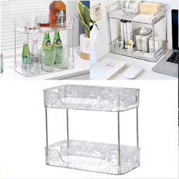 استند لوازم آرایشی دو طبقه مدل lux