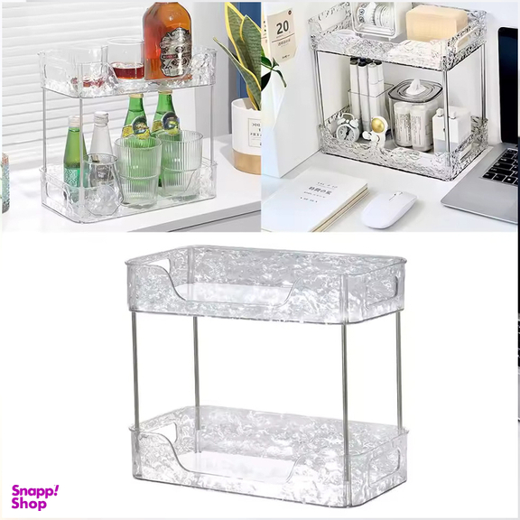 استند لوازم آرایشی دو طبقه مدل lux