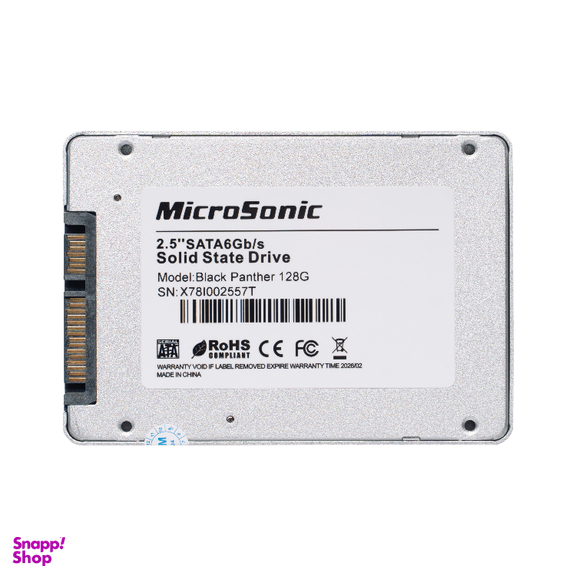 حافظه SSD اینترنال میکروسونیک مدل PANTHER ظرفیت 128 گیگابایت