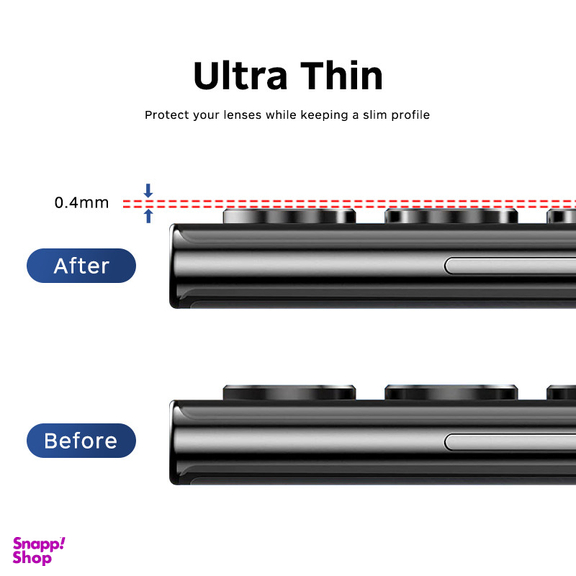 محافظ لنز دوربین بوف مدل ClrFilm مناسب برای گوشی موبایل سامسونگ Galaxy S22 Ultra
