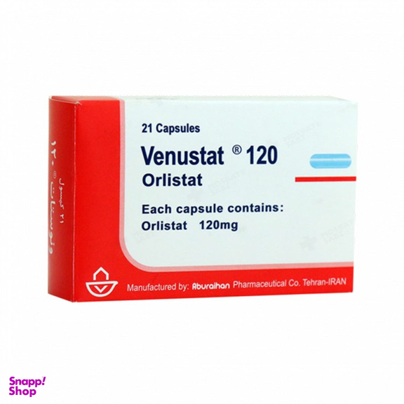 کپسول ارلیستات ونوستات ابوریحان بسته 21 عددی