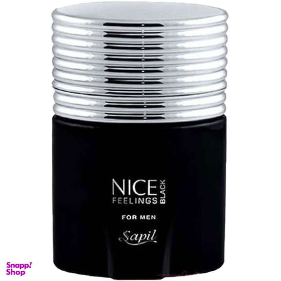 ادو تویلت مردانه ساپیل مدل Nice Feelings Black