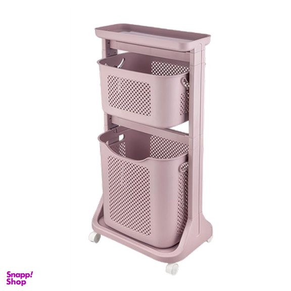 سبد رخت چرک لیمون مدل 2 طبقه کد RM48