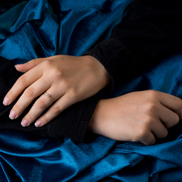 انگشتر طلا 18 عیار زنانه جواهری سون کد 2728