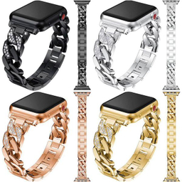 بند اپیکوی مدل Cartier Jewel Loop مناسب برای اپل واچ سری 1/2/3/4/5/6/7/8/SE سایز 38/40/41 میلی متری