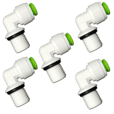 اتصال زانویی فیلتر دستگاه تصفیه کننده آب مدل سبز کد 5 بسته 5 عددی