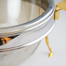 سوفله خوری سالینو مدل استیل برنجی کد 3003-SG