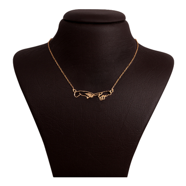 گردنبند طلا 18 عیار زنانه جواهری سون کد 5689