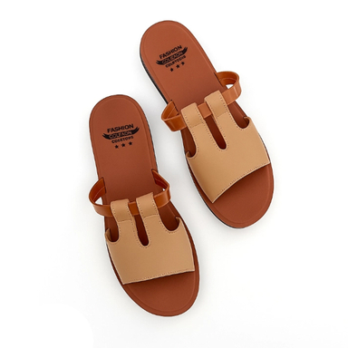 صندل زنانه طرح نیکتا مدل پرنس رنگ کرم