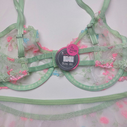 ست شورت و سوتین زنانه نوشه پوش کد 88933 رنگ سفید