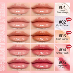 لیپ گلاس او تو او شماره 04 رنگ Chilled Peach