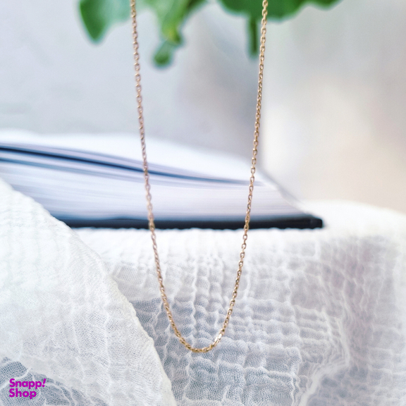 زنجیر طلا 18 زنانه عیار گوزن مدل فلامینگو کد HVND57