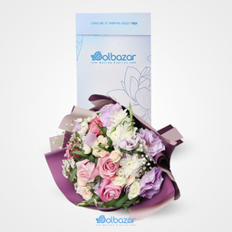 دسته گل طبیعی گل بازار مدل دامون