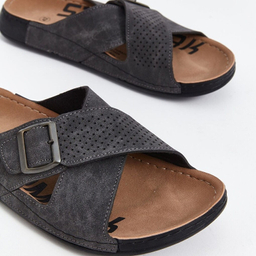 دمپایی مردانه ال سی وایکیکی مدل استپ دار