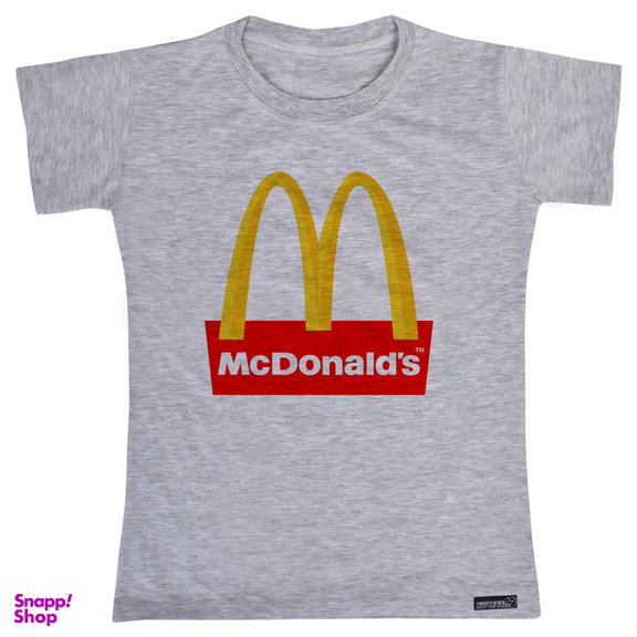 تیشرت آستین کوتاه دخترانه 27 مدل McDonald کد MH784