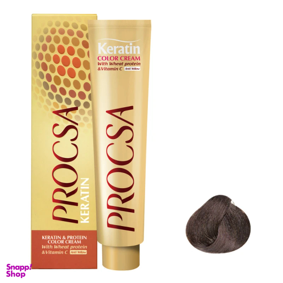 رنگ مو پروکسا سری Natural شماره 4 رنگ قهوه ای متوسط حجم 100 میلی لیتر