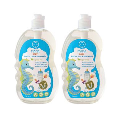 مایع شوینده و ضدعفونی کننده شیشه شیر مانا مدل بدون اسانس حجم 750 میلی لیتر بسته 2 عددی