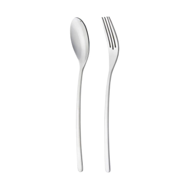 سرویس قاشق و چنگال ناب استیل 12 پارچه مدل رجینا