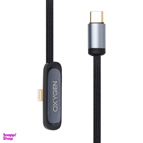کابل دیتا Lightning به Type-C اکسیژن مدل LX16 طول 1.2 متر