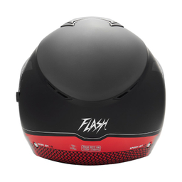 کلاه کاسکت بدون فک فلش مدل 852 matt red-black