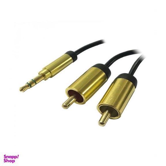 تبدیل صدا 3.5mm استریو به دو فیش RCA فرانت (Faranet) مدل FN A2C15 طول 1.5