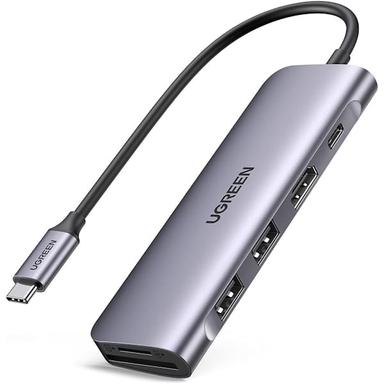 هاب 6 پورت USB-C یوگرین مدل CM195 کد 70411