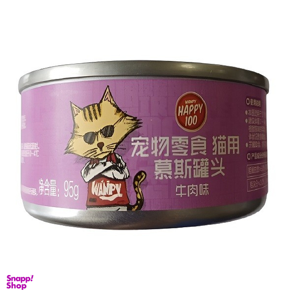 کنسرو گربه ونپی مدل گوشت وزن 95 گرم