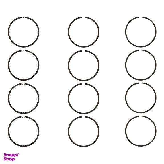 رینگ پیستون رینگ خودرو پارس مدل RKP-0.75mm مناسب پراید یورو 2 بسته 12 عددی