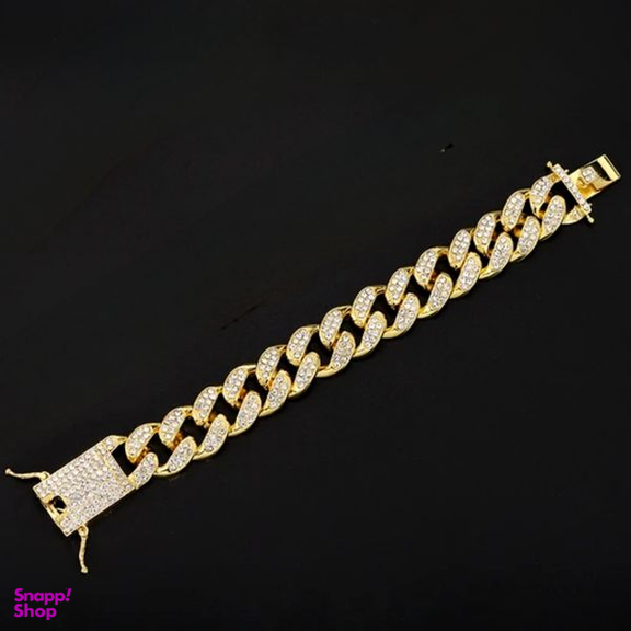 دستبند مدل فول نگین استون کد 01