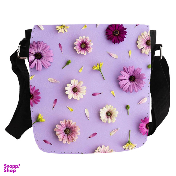 کیف رودوشی دخترانه مدل گل بابونه کد KD-9999