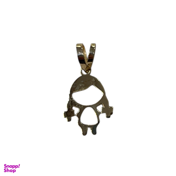 پلاک گردنبند طلا 18 عیار زنانه کد 1221