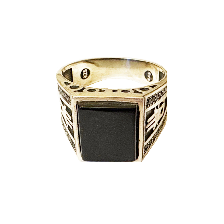 انگشتر نقره مردانه گیرا مدل G284