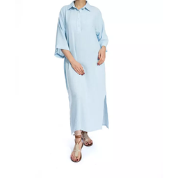 پیراهن زنانه چرلو مدل رها رنگ آبی