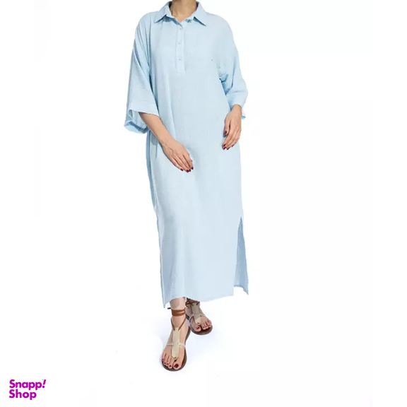 پیراهن زنانه چرلو مدل رها رنگ آبی