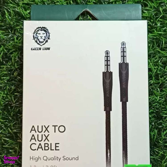 کابل تبدیل AUX Jack 3.5mm گرین لاین مدل GNJTJ طول 1.2 متر